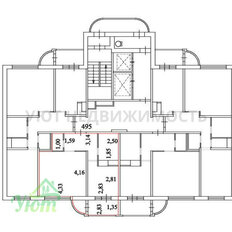 Квартира 44 м², 1-комнатная - изображение 2