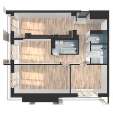 Квартира 96,6 м², 3-комнатная - изображение 5