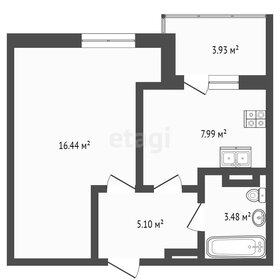 33 м², квартира-студия 3 900 000 ₽ - изображение 41