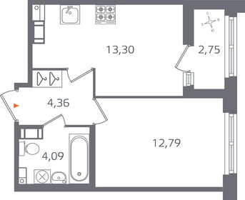 42,5 м², 2-комнатная квартира 6 999 999 ₽ - изображение 133