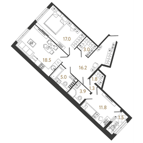 104,5 м², 3-комнатная квартира 38 900 000 ₽ - изображение 80