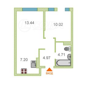 Квартира 36,4 м², 1-комнатная - изображение 1