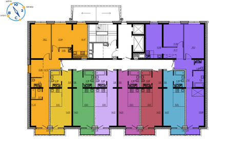 Квартира 73 м², 3-комнатная - изображение 2