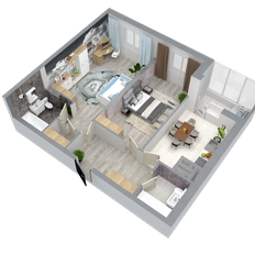 Квартира 71,1 м², 2-комнатная - изображение 2