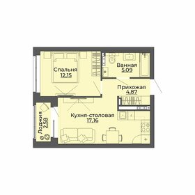 43,7 м², 2-комнатная квартира 6 568 200 ₽ - изображение 21