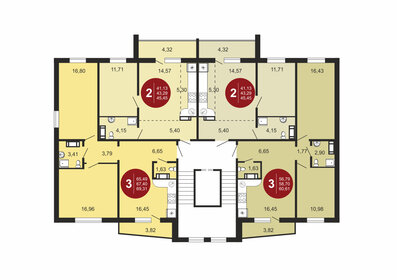 60 м², 3-комнатная квартира 5 350 000 ₽ - изображение 21