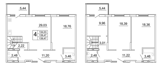 182,3 м², 3-комнатная квартира 18 450 000 ₽ - изображение 68