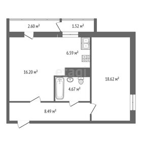 Квартира 58,7 м², 2-комнатная - изображение 1