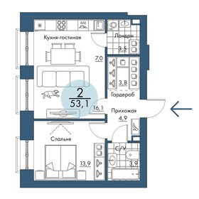 58 м², 2-комнатная квартира 8 000 000 ₽ - изображение 47