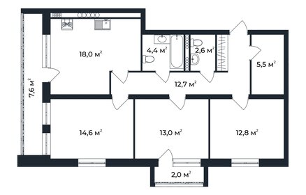 88 м², 3-комнатная квартира 11 672 448 ₽ - изображение 28