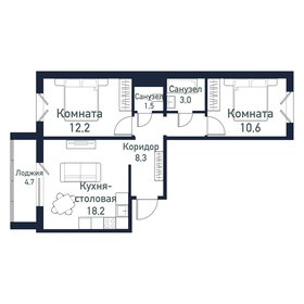 Квартира 80,6 м², 3-комнатная - изображение 1