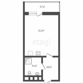 Квартира 27 м², студия - изображение 3