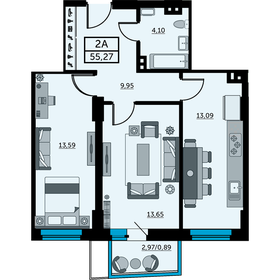 72 м², 2-комнатная квартира 8 700 000 ₽ - изображение 24