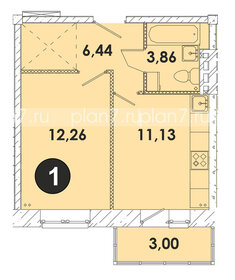 37,8 м², 1-комнатная квартира 4 610 465 ₽ - изображение 22