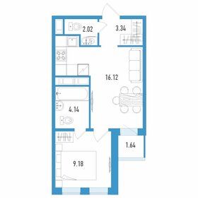 35,6 м², 1-комнатная квартира 6 055 400 ₽ - изображение 9