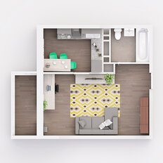 Квартира 38,3 м², 1-комнатная - изображение 2