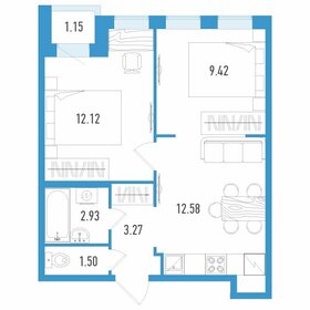 41,6 м², 2-комнатная квартира 6 361 740 ₽ - изображение 10