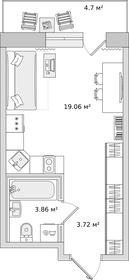 Квартира 26,3 м², студия - изображение 1