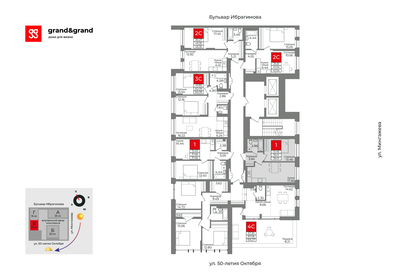 Квартира 39 м², 1-комнатная - изображение 2