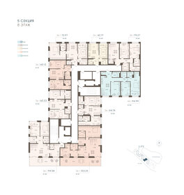 154,4 м², 3-комнатные апартаменты 112 014 944 ₽ - изображение 149