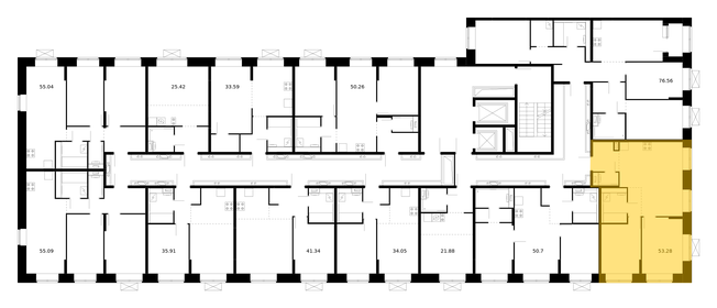 58,4 м², 3-комнатная квартира 5 300 000 ₽ - изображение 81