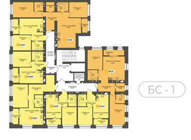 71,4 м², 2-комнатная квартира 7 646 472 ₽ - изображение 25