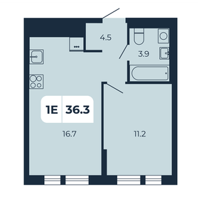 35,7 м², 1-комнатная квартира 4 480 350 ₽ - изображение 38