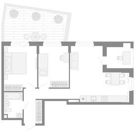 71,5 м², 4-комнатная квартира 10 104 444 ₽ - изображение 27