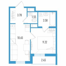 Квартира 29,9 м², 1-комнатная - изображение 1