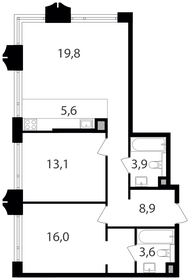 130 м², 2-комнатная квартира 71 000 000 ₽ - изображение 122