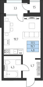 Квартира 30,8 м², студия - изображение 2
