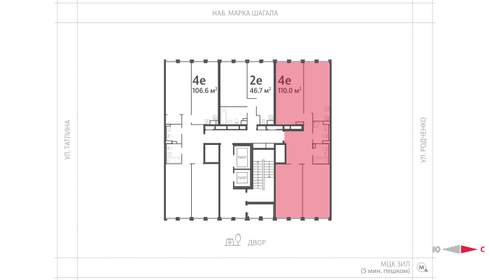 109,6 м², 3-комнатная квартира 60 378 200 ₽ - изображение 30