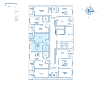 Квартира 37,9 м², 1-комнатная - изображение 2