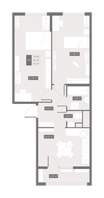 Квартира 65,3 м², 2-комнатная - изображение 1