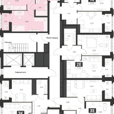 Квартира 73,8 м², 3-комнатная - изображение 2