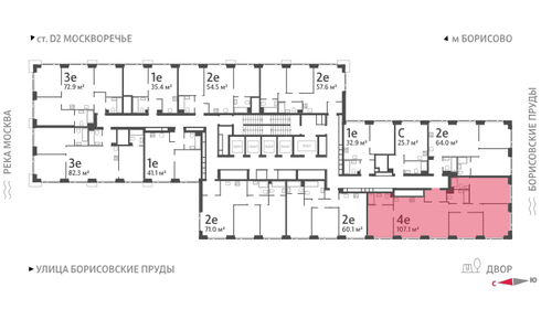 103,4 м², 4-комнатная квартира 35 983 200 ₽ - изображение 31