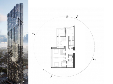 129,7 м², 3-комнатная квартира 96 217 216 ₽ - изображение 20