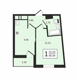 32 м², 1-комнатная квартира 5 200 000 ₽ - изображение 80