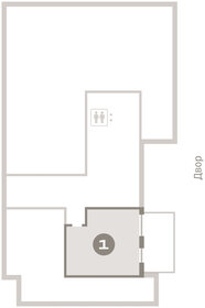 Квартира 61,1 м², 1-комнатная - изображение 2
