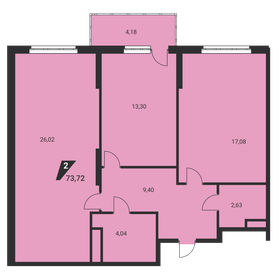 73,9 м², 2-комнатная квартира 10 823 921 ₽ - изображение 29