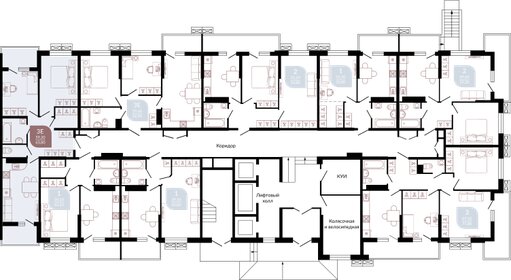 65 м², 2-комнатная квартира 7 950 000 ₽ - изображение 63