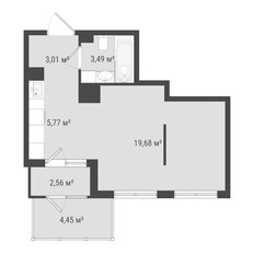 Квартира 38,8 м², студия - изображение 2