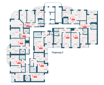 38 м², 1-комнатная квартира 3 590 000 ₽ - изображение 113