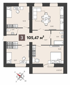 117 м², 3-комнатная квартира 9 170 000 ₽ - изображение 64