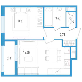 31,3 м², 1-комнатная квартира 6 338 250 ₽ - изображение 9