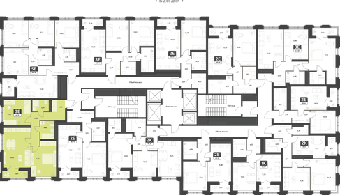 65,8 м², 2-комнатная квартира 8 800 000 ₽ - изображение 23