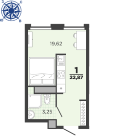 25,3 м², квартира-студия 3 000 000 ₽ - изображение 29