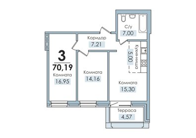 64,8 м², квартира-студия 4 212 650 ₽ - изображение 20