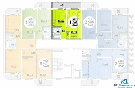 Квартира 39 м², 1-комнатная - изображение 1