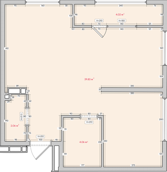 48,7 м², 2-комнатная квартира 6 701 120 ₽ - изображение 1